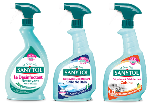 Sanytol Spray Anti-Acariens Textiles Matelas Tapis 300ml