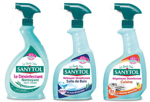 ACMEER SANYTOL Sanytol33631220Désinfectant Nettoyant Sols1 Lodo De 2