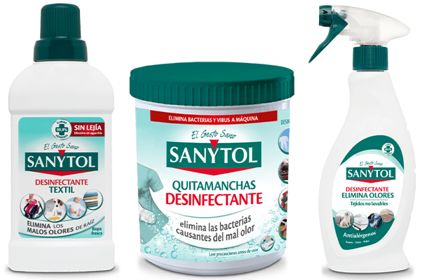 Chollo! 3 Botes de desinfectante textil Sanytol 11.30€. - Blog de Chollos